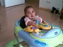 Anaya talking in her walker Anaya talking in her walker