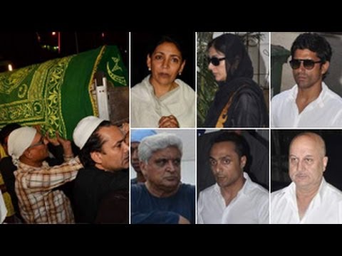 Bollywood Celebrities at Farooq Sheikh's FUNERAL