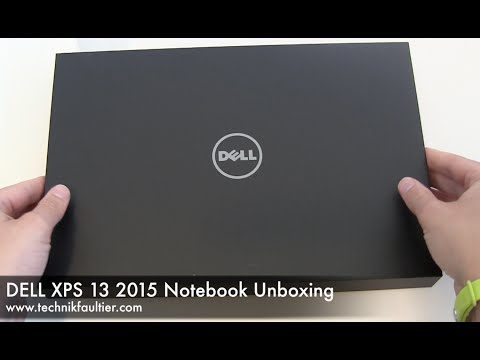 DELL XPS 13 2015 Notebook Unboxing