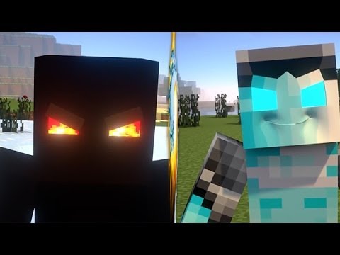 Minecraft Animation: Fire VS Ice!
