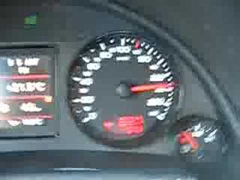 Audi RS4 speedometer