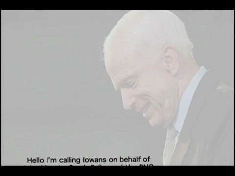 John McCain's Aggressive Robocall to Iowa Flood Victims