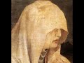 stereo: http://br.youtube.com/watch?v=ikazvi5ffj0&fmt=18

giovanni felice sances (1600 - 1679).

iii. stabat mater dolorosa.

la fenice.

maria cristina kiehr (soprano).

dir: jean tub�ry.

giovanni felice sances was a italian composer relatively little is known of sances's youth. his early career seems to have centered in rome: he received training at the german college between about 1609 - 1614, appeared in a performance of the opera amor pudico sponsored by cardinal montalto in 1614, and spent a period in the employ of pio enea degli obizzi. by 1636 he was a tenor in the chapel of emperor ferdinand ii, and continued to serve at the imperial court under the emperor's successors ferdinand iii and leopold i. sances was appointed vice-kapellmeister in 1649, and on april 16, 1669 succeeded antonio bertali as imperial kapellmeister, a position that he held until his death a decade later. during his service in vienna he was active as a composer of sacred music, operas, sepolcri and secular chamber music. sances was one of the long list of early baroque composers who wrote vocal variations on ostinato harmonies that included caccini, d'india, cifra, dognazzi, domenico mazzocchi, monteverdi, landi, giovanni steffani, vitali, milanuzzi and frescobaldi. in his time sances was among the most renowned composers in europe.