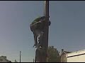 the grease pole at st. roccos 94th annuel festival in cleveland ohio 2008