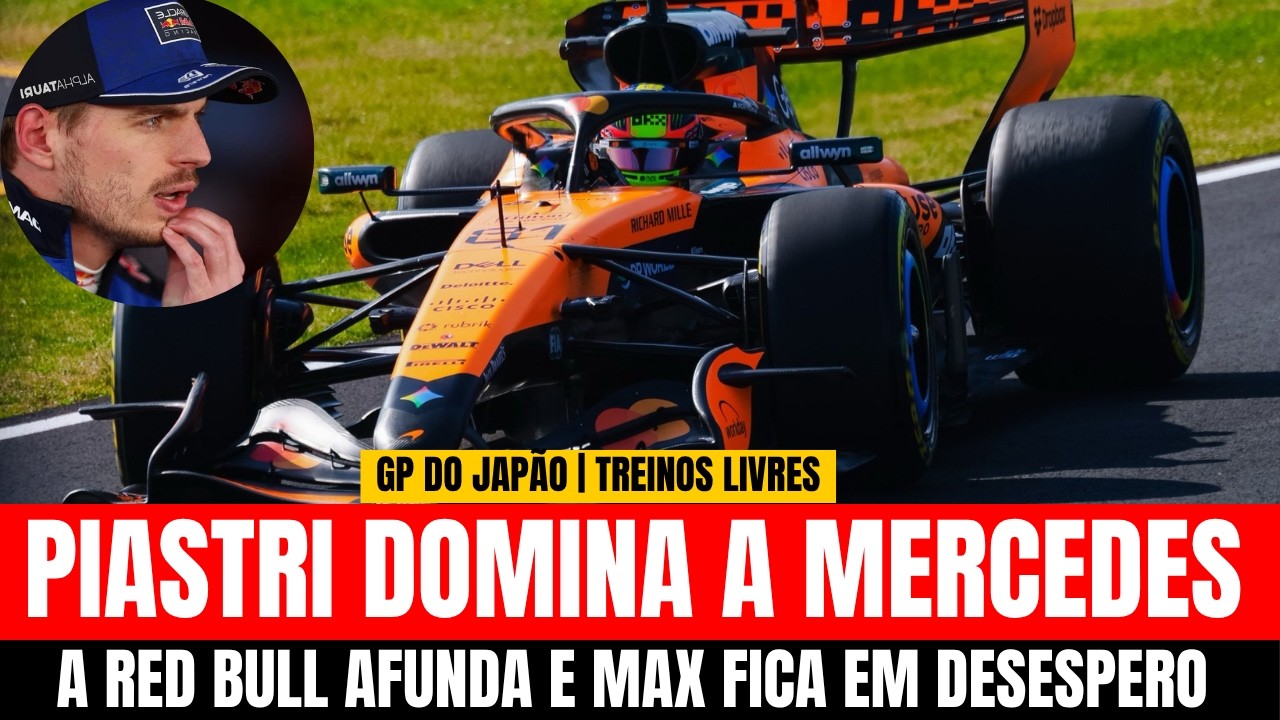 GP DO JAPÃO 2026: MERCEDES E MCLAREN SOBRAM! O QUE ACONTECEU COM A RED BULL?