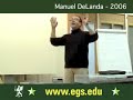 Manuel DeLanda. European Graduate School Lecture 2006 1/8
