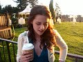 Kristen stewart  - twilight set visit with seventeen