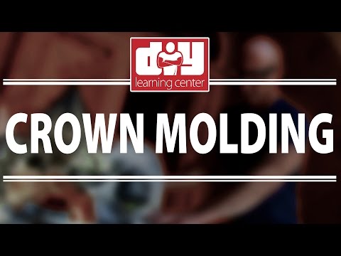 how to fasten crown molding