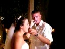 Couple participate in wedding trradition