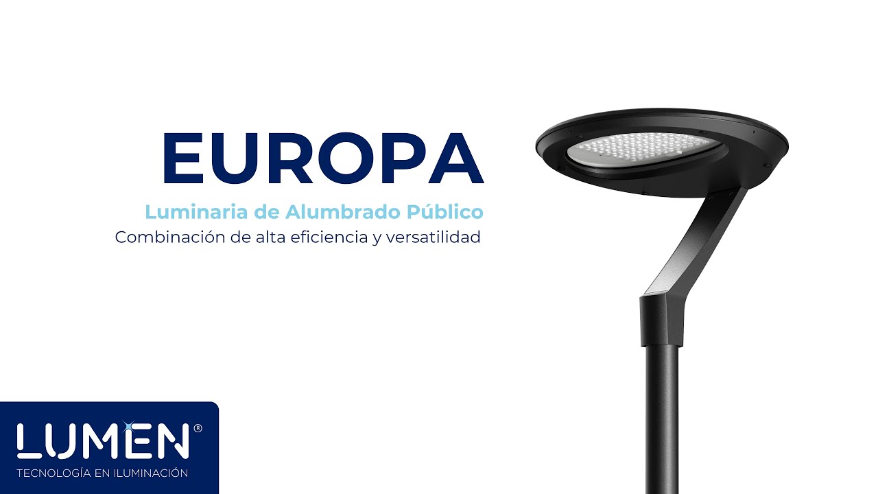 EUROPA | Luminaria Urbana de Alumbrado Público
