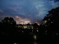 thunderstorm in timelapse