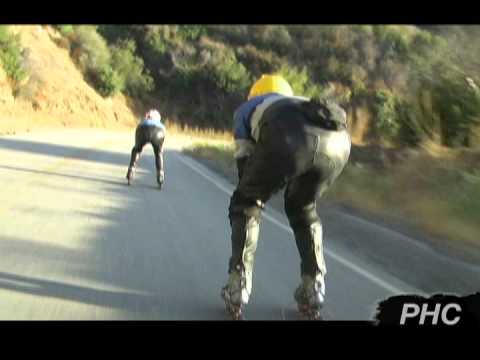 Extreme Downhill Rollerblading
