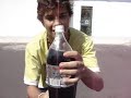 Foguete de Coca-light+mentos