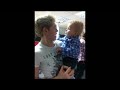 One Direction – niall drops his tea.