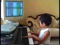 Teaching a 3-year-old child to play Minuet by Petzold (Bach)