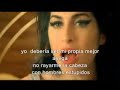 Amy Winehouse tears dry on their own (subtitulos español)
