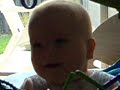 Baby is hysterical with laughter when Daddy says \"Wowie!\" Baby is hysterical with laughter when Daddy says \"Wowie!\"