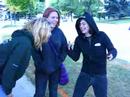 Wow, craazzzy. Alyssa, Caroline, Allison and I walking aroun Wow, craazzzy. Alyssa, Caroline, Allison and I walking aroun