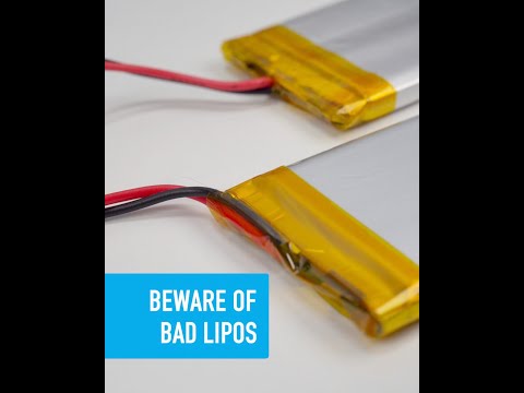 Beware of Bad Lipos - Collin’s Lab Notes #adafruit #collinslabnotes