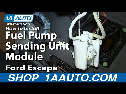 How To Install Replace Fuel Pump Sending Unit Module 2001-07 Ford Escape Mercury Mountaineer