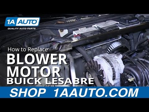 How To Install Replace Heater AC Blower Fan Motor 1992-99 Buick and Lesabre Park Avenue