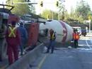 DV-309-1 SEP 26 2003 BURNABY MVA CEMENT TRUCK ROLLS OVER WIT