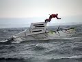 49er crashes in slow motion 49er crashes in slow motion