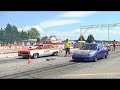 Chevy Nova vs. Honda Civic Drag Race EESLC