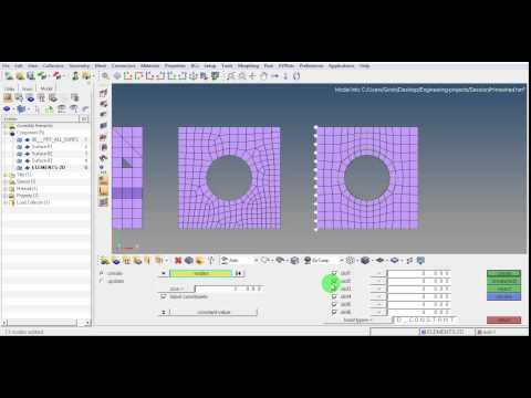 how to define nodes in ansys