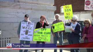 Protestors Gather at Court House