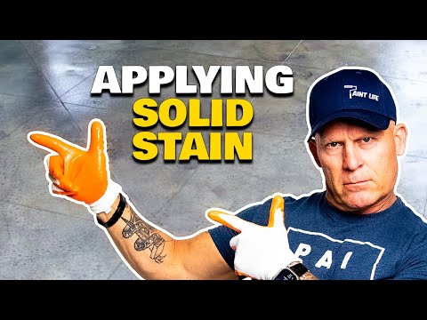 how to apply dye stain