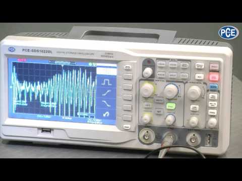Wissen zum 2-Kanal Speicher Oszilloskop PCE-SDS1022DL