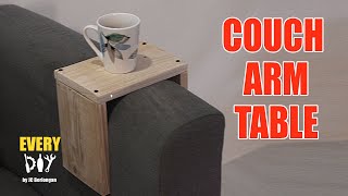 DIY COUCH ARM TABLE