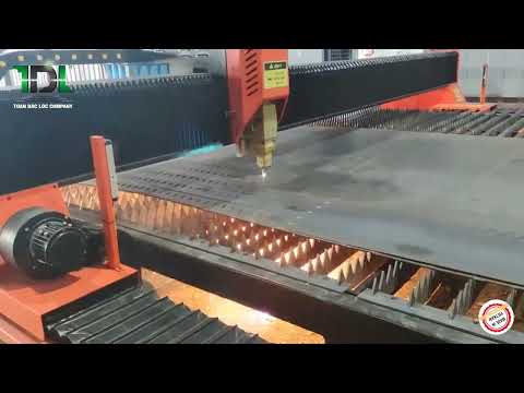 Máy cắt Laser khổ lớn cắt tầm dầm nguồn 12kW đặt tại Bình Dương - 0917.264.499
