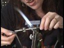 How to Make Glass Beads : Melting Cubic Zirconia to a Glass Bead