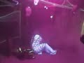 scared girl into falling down