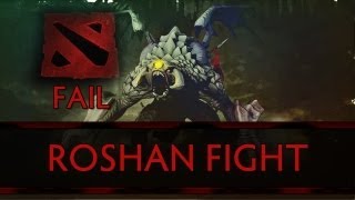 Dota 2 Fail - The Level One Roshan Fight