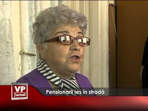 Pensionarii ies în stradă