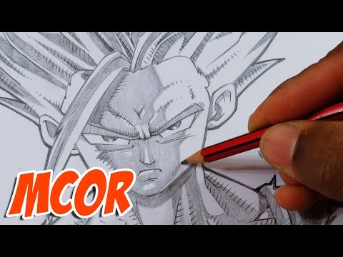 how to draw gohan from dragon ball z