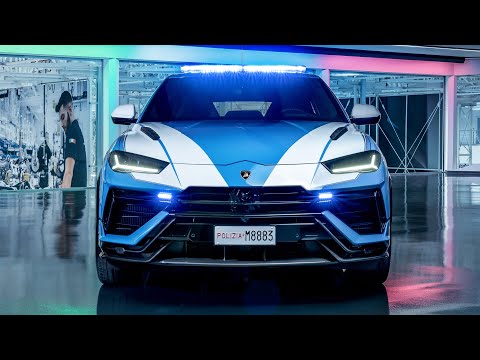 The 309 km/h Lamborghini Urus Polizia Is Ready to chase criminals