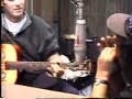james cotton, greatest blues harmonica player with blind willy iglesia on guitar at radio del plata blues show in 1993, having fun.