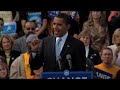 Barack Obama rally the day after VP debate in PA Part 2 of 3