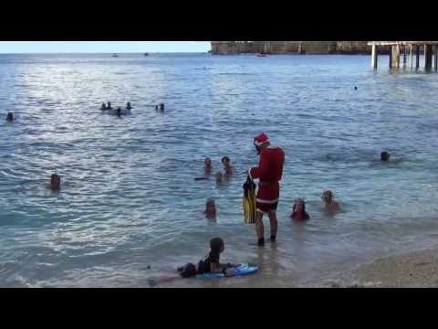 Santa on Christmas Island