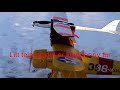 PT-17 Stearaman with ski do sailplane launch PT-17 Stearaman with ski do sailplane launch