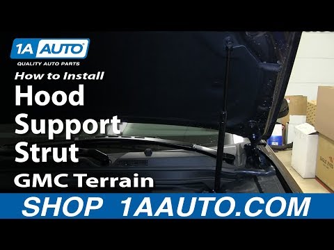 How To Install Replace Hood Support Strut GMC Terrai