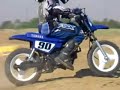 6 year old on PW 50 vs. dad on ktm 50 pro sr.