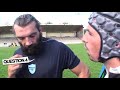un journaliste novice & un chabal pour une interview plaqu�e !