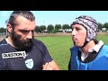 un journaliste novice & un chabal pour une interview plaqu�e !