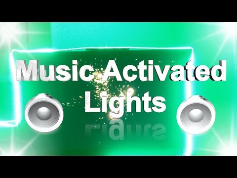 how to control lights with music