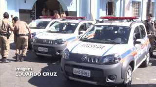 VÍDEO: Polícia Militar recebe mais viaturas para enfrentar criminalidade em Minas